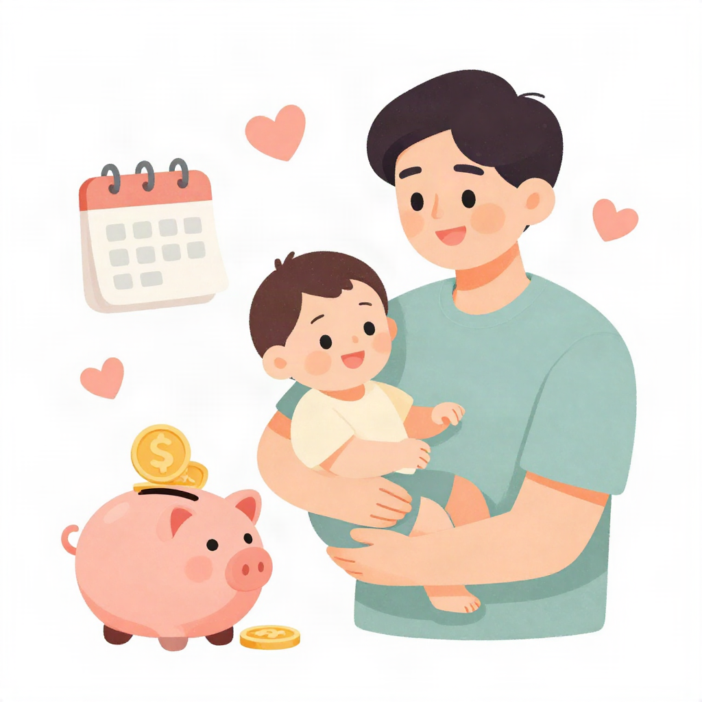 부모급여 관련 일러스트 (재생성)